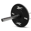 Barra Olímpica De 2,2 M - 1500Lb Plateado