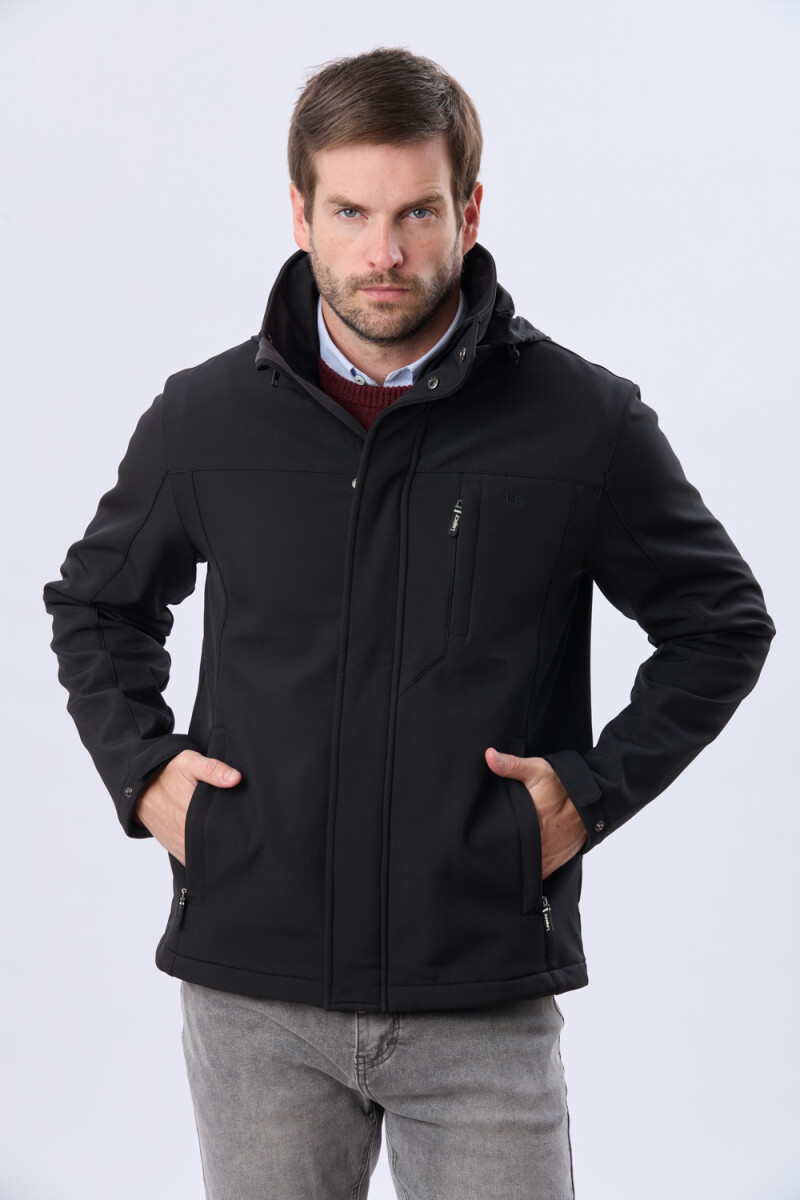 CAMPERA DE NEOPRENO - Negro 