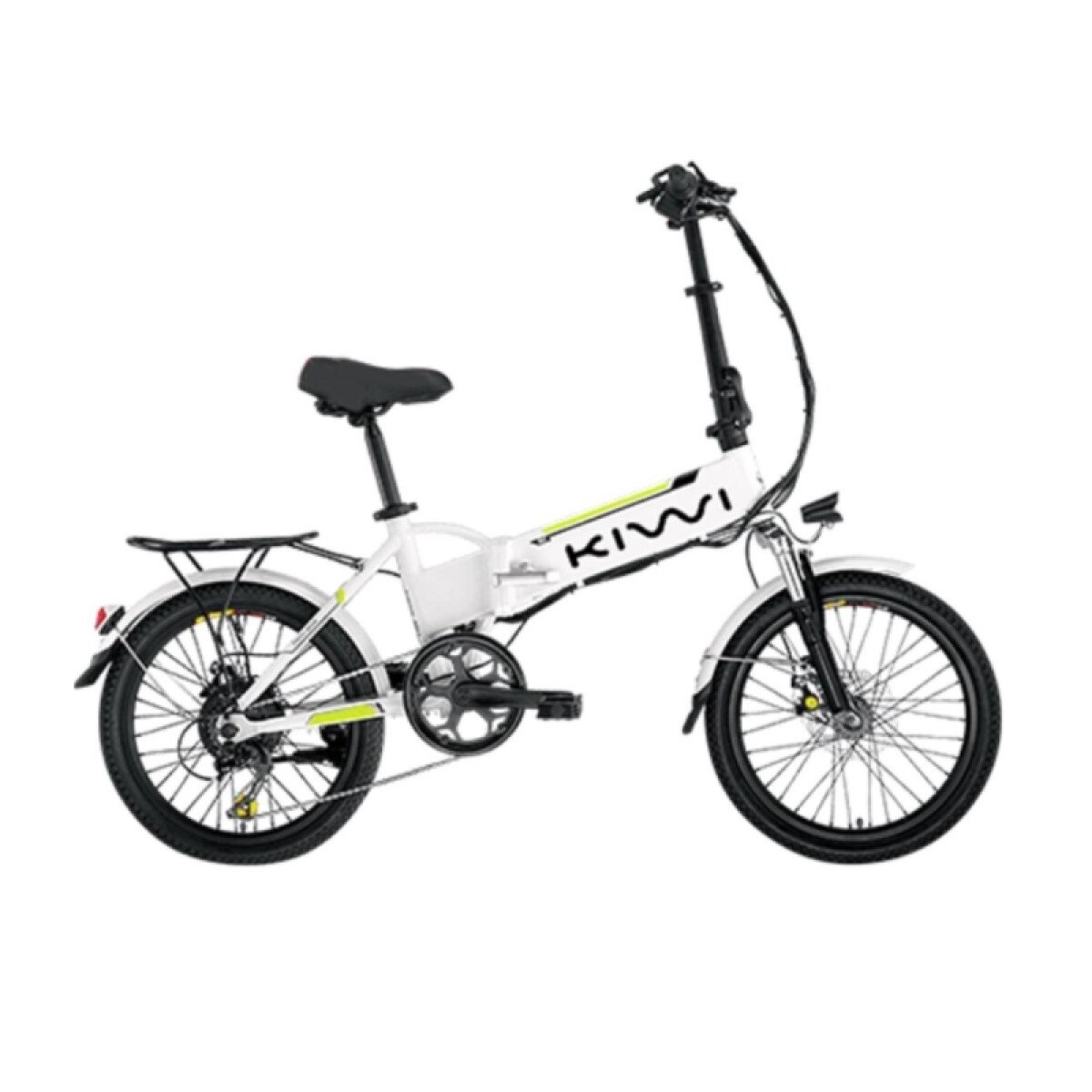 Bicicleta Electrica Kiwi Plegable R20 - Blanco 