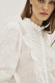 Camisa Sophie Frills Blanco