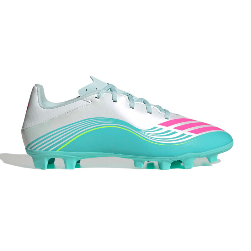 Championes Fútbol Hombre Adidas F50 Messi Club FG Blanco-Rosado