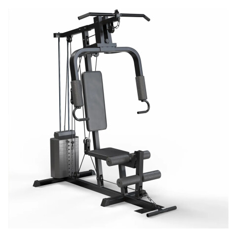 Gimnasio Multifuncion 60kg Reforzado Banco Polea Alta MULTIGIMNASIO LIKE ZYX0012