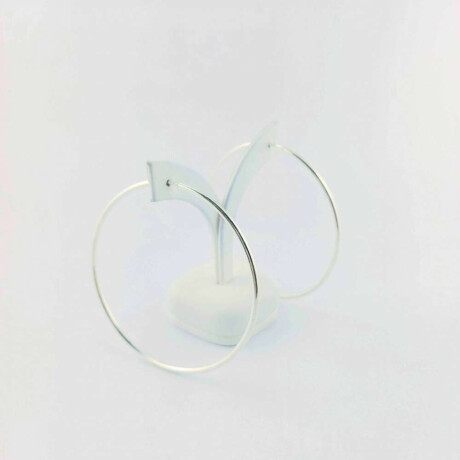Aros de plata Diametro: 5 Cm