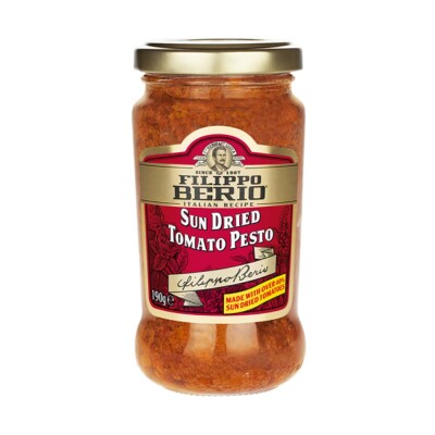Salsa Pesto Filippo Berio con Tomate 190g Salsa Pesto Con Tomate
