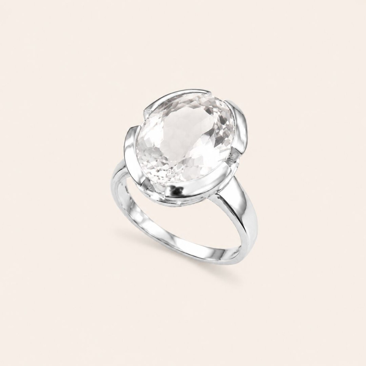 Anillo Numa Cuarzo Cristal - Plata 925 