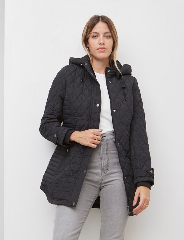 Campera Capitoneada NEGRO