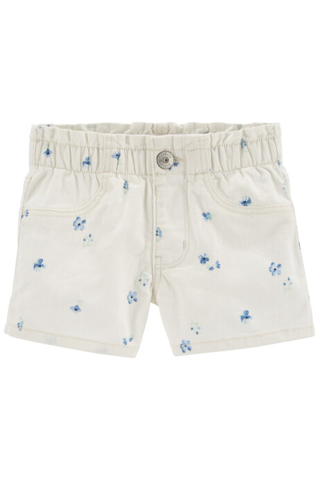 Short de jean diseño floral 0