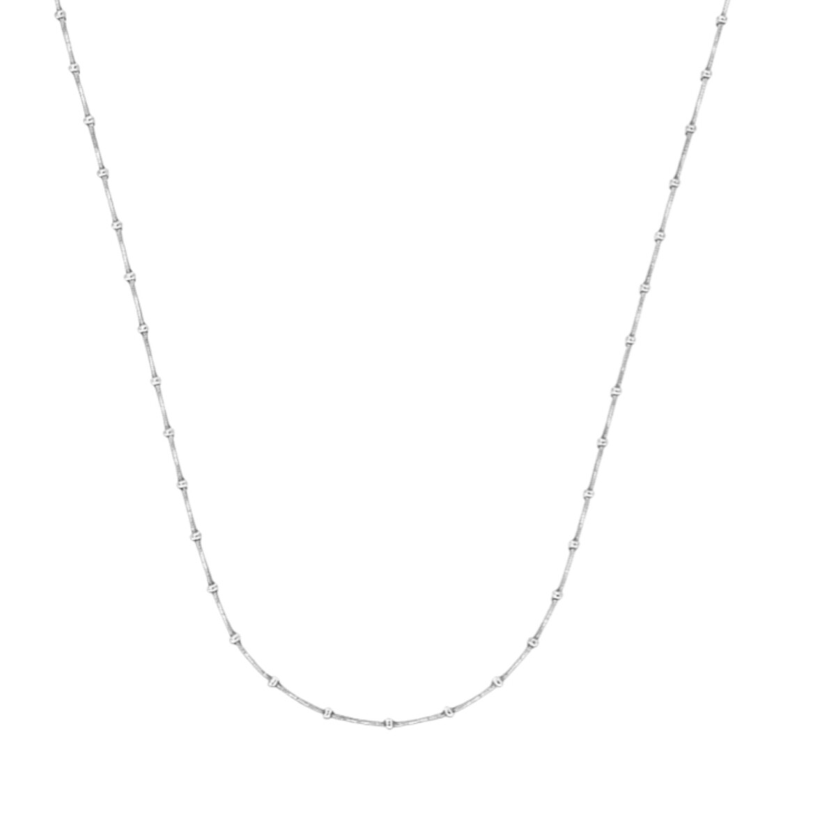 Cadena serpiente/bolitas - Plata 925 - Sin Piedra - CD3542 - sinpiedra 