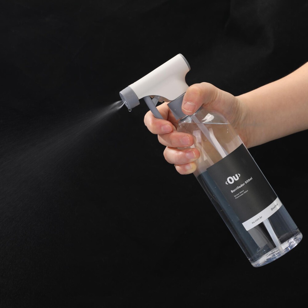 PULVERIZADOR PLASTICO TRANSPARENTE FLOW