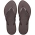 Sandalias Havaianas Slim Point FC Mujer Gris Café