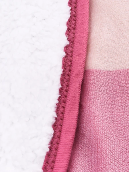 MANTA SHERPA PRINT ROSADO