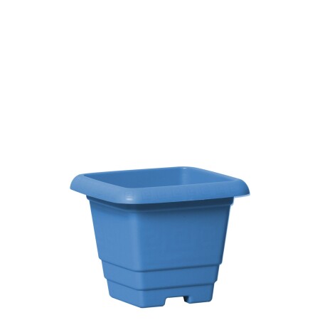 MACETA CUADRADA "PLASMONT" 2,1 LTS COLOR AZUL