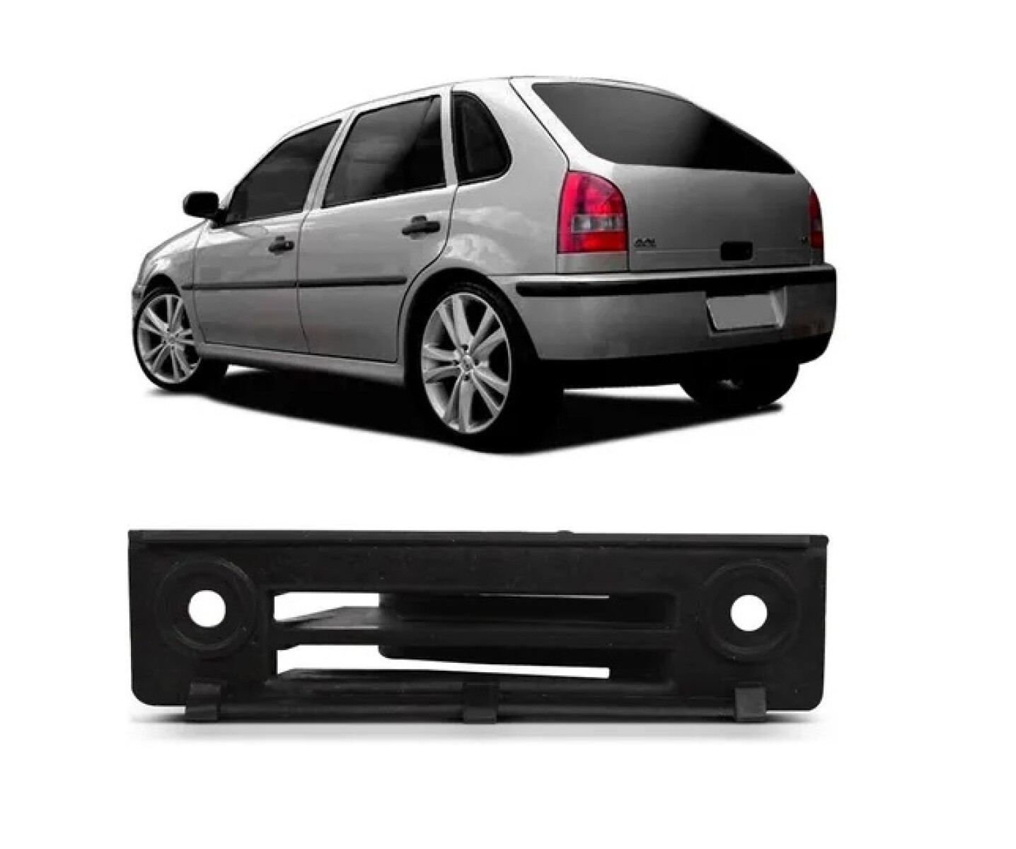 SOPORTE DE PARAGOLPE TRASERO IZQUIERDO GOL G3 