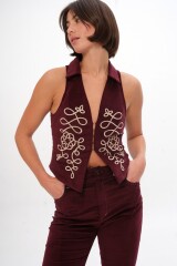 Chaleco Herebell Bordeaux