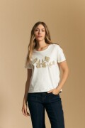 REMERA FLORALIA Blanco