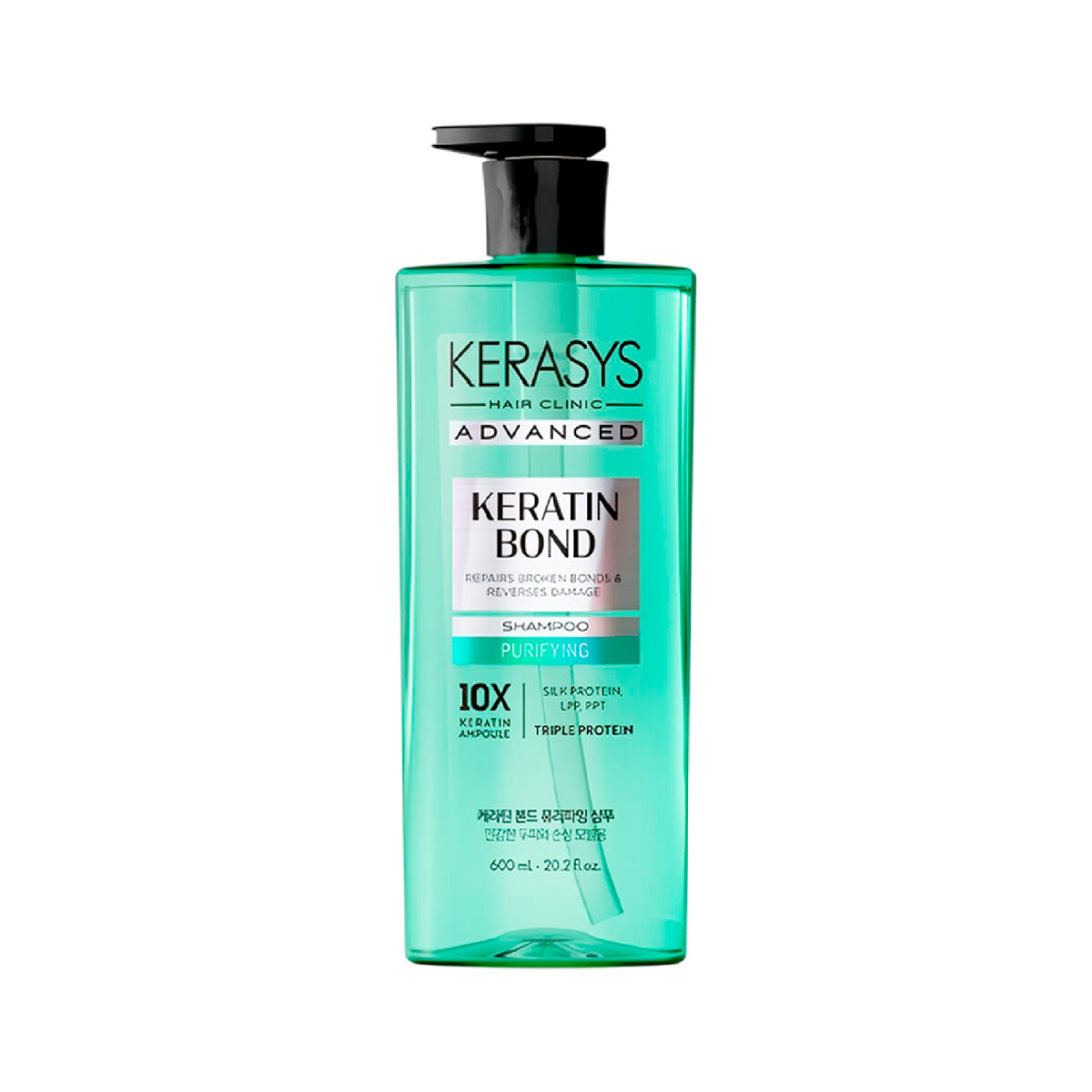 SHAMPOO - KERASYS KERATIN BOND PURIFYING - (600 ml) - Purificante para cabellos oleosos y cuero cabelludo sensible. 