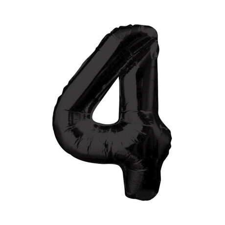 Globo Nº 4 Negro 75 cm Sc
