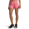 UA Fly By 3'' Shorts-RED PNK-602