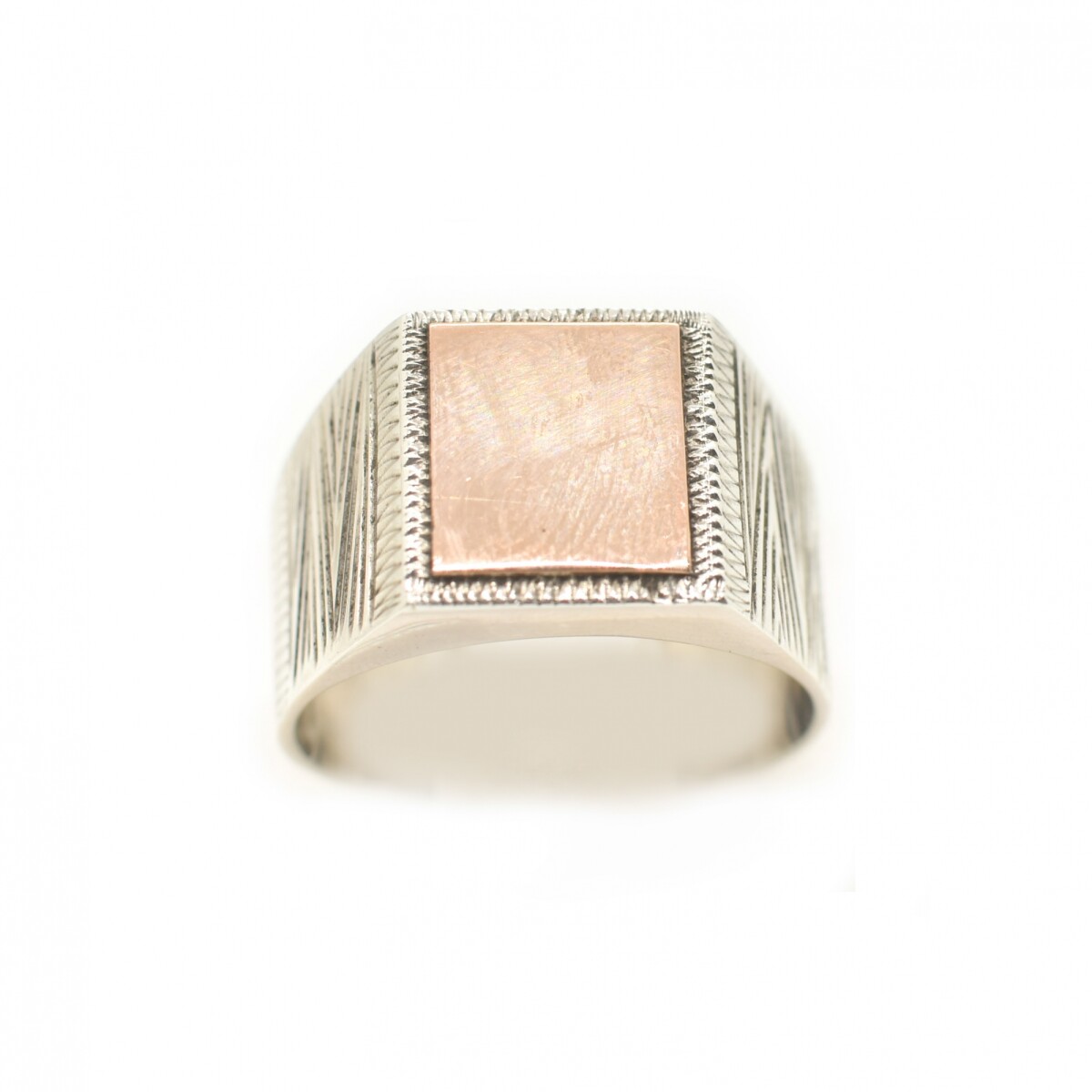 Anillo en Oro y Plata 925 