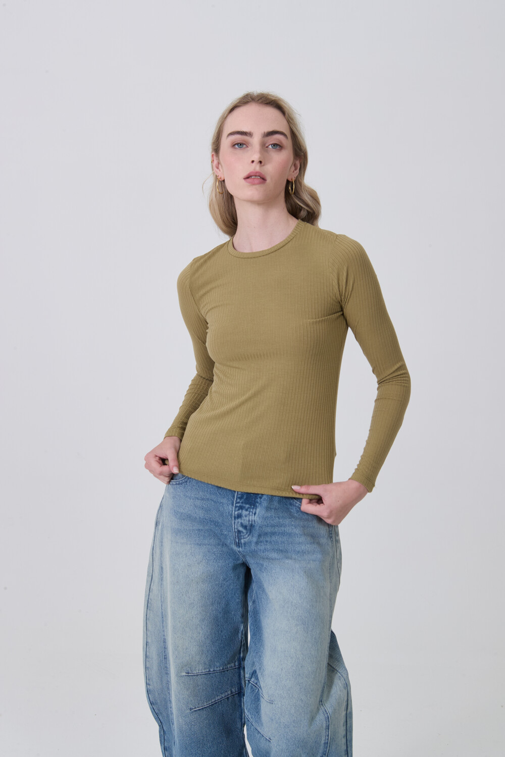 Remera Zacatlan Verde Oliva Claro