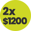 Promo 2x1200
