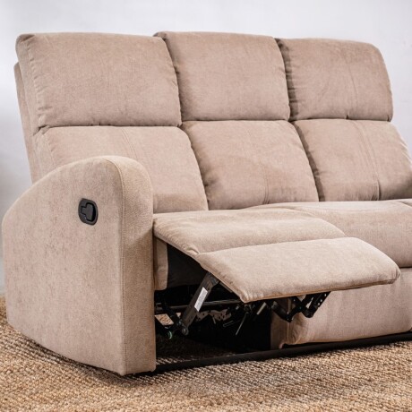 Sillón Reclinable Taos 3 Cuerpos Beige
