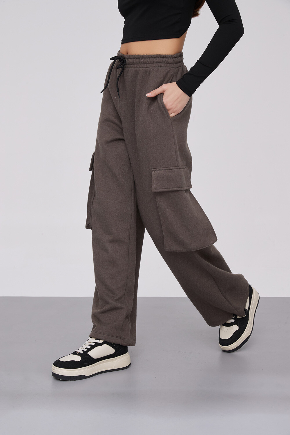 Pantalon Khuana Marron Melange