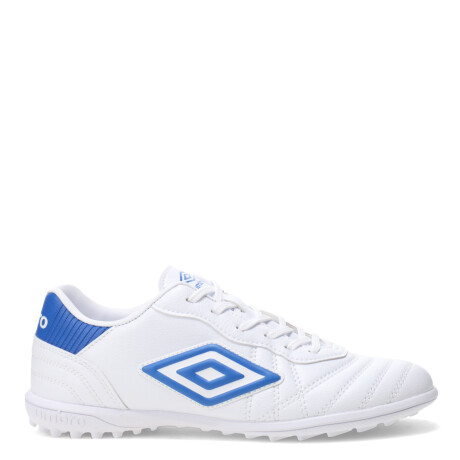 Championes de Niños Umbro Futbol 5 Touch TF Blanco - Azul Real