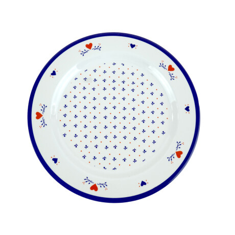 PLATO POSTRE MELAMINA LINEA CORAZON 20.5X1.5CM 90GR PLATO POSTRE MELAMINA LINEA CORAZON 20.5X1.5CM 90GR