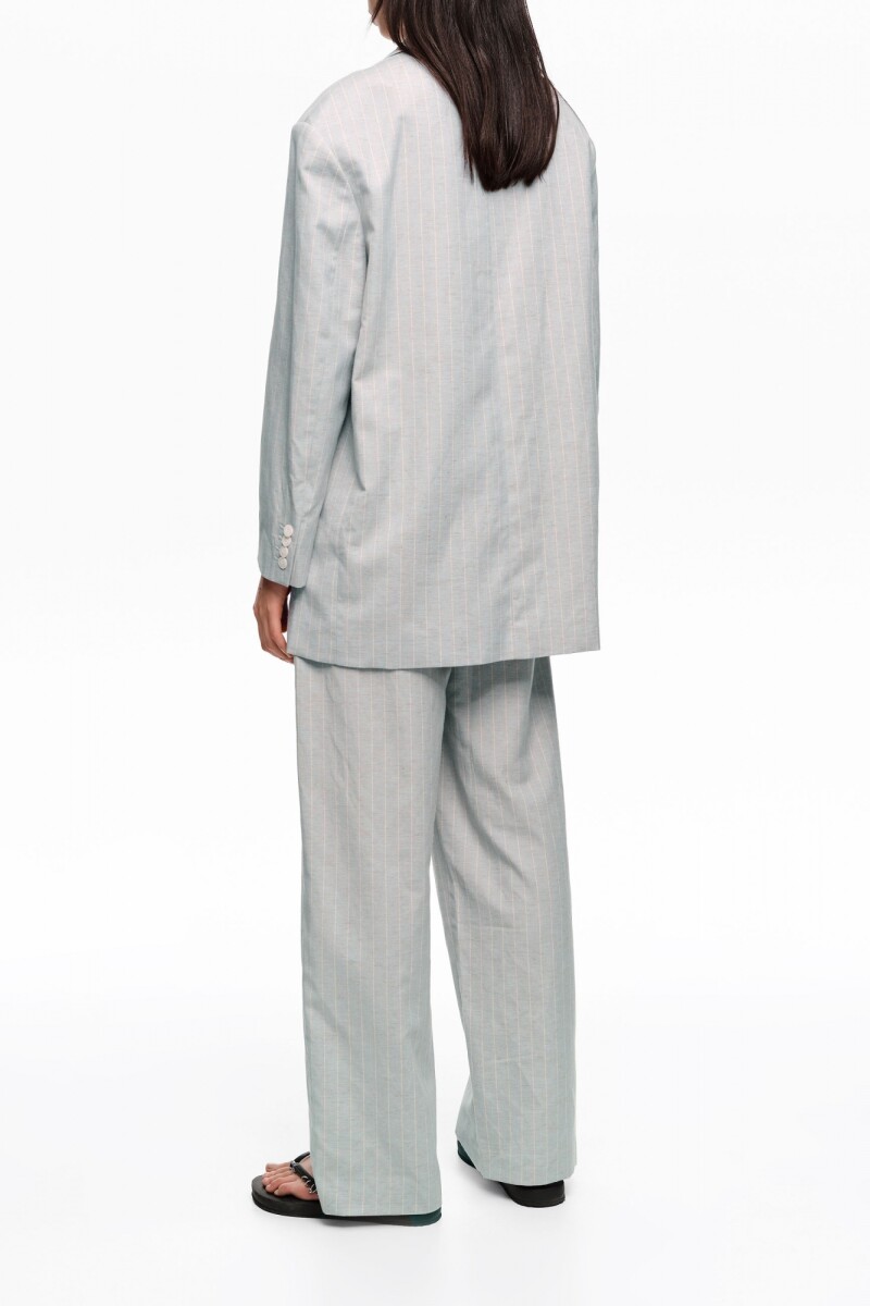 PANTALÓN RECTO Gris