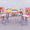 Juego de mesa y 2 sillas para niños Princesas Disney Juego de mesa y 2 sillas para niños Princesas Disney