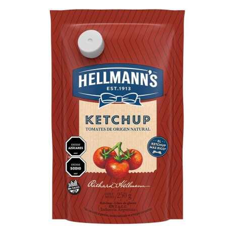 SALSA KETCHUP HELLMANNS D/P 250G SALSA KETCHUP HELLMANNS D/P 250G