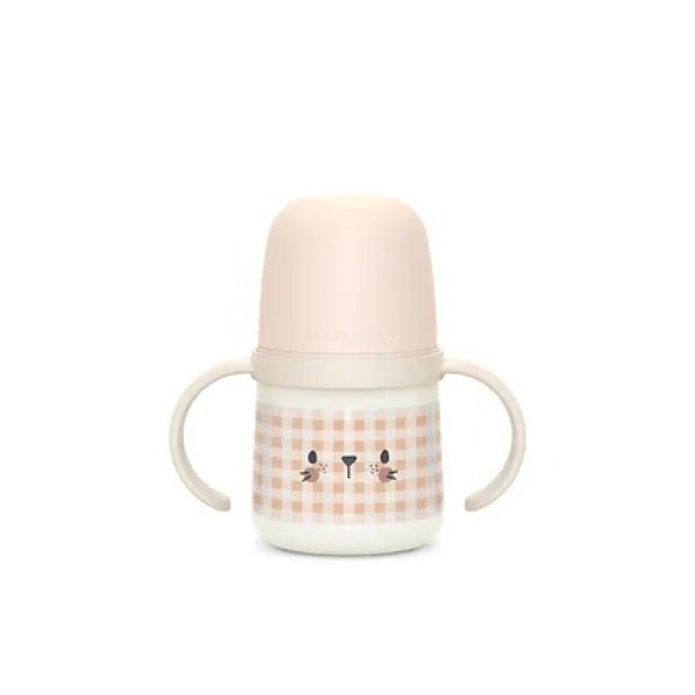 Vaso First Bottle SX PRO 6m+ SUAVINEX cuadrille rosa