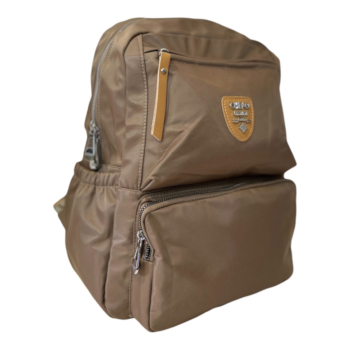 Mochila microfibra Purina - Beige 