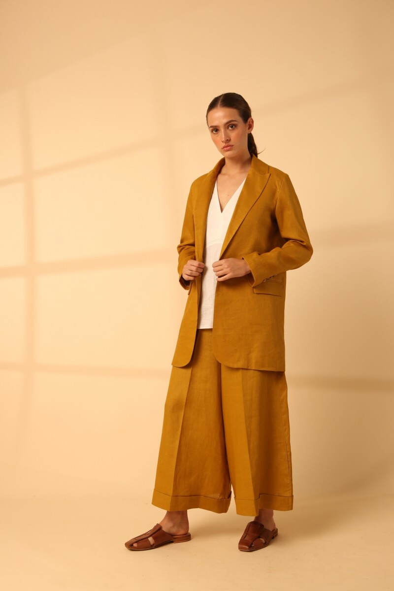 BLAZER CIPRA LINEN SS24 Pistacho