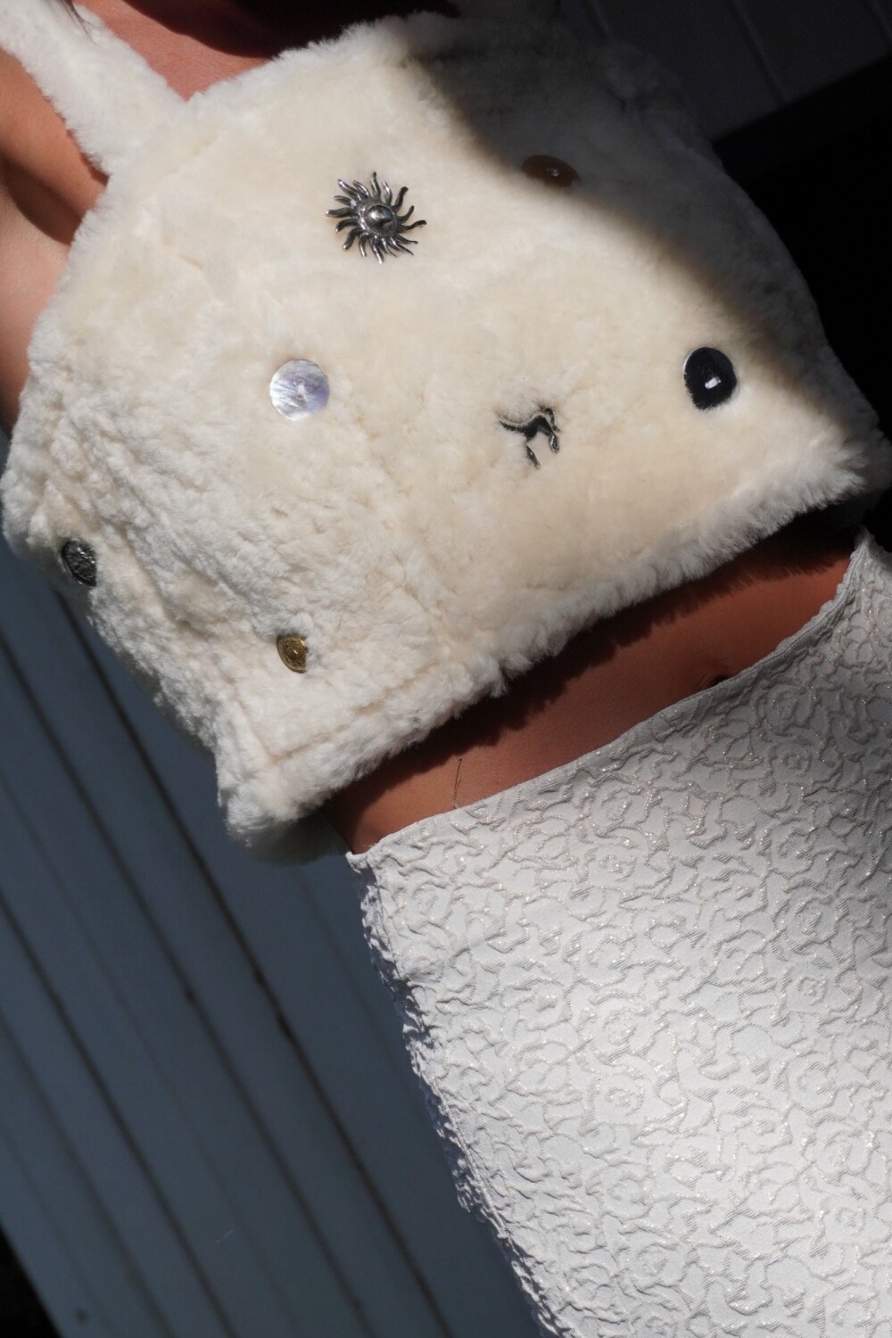 Long Multitachas Útil Top Crudo