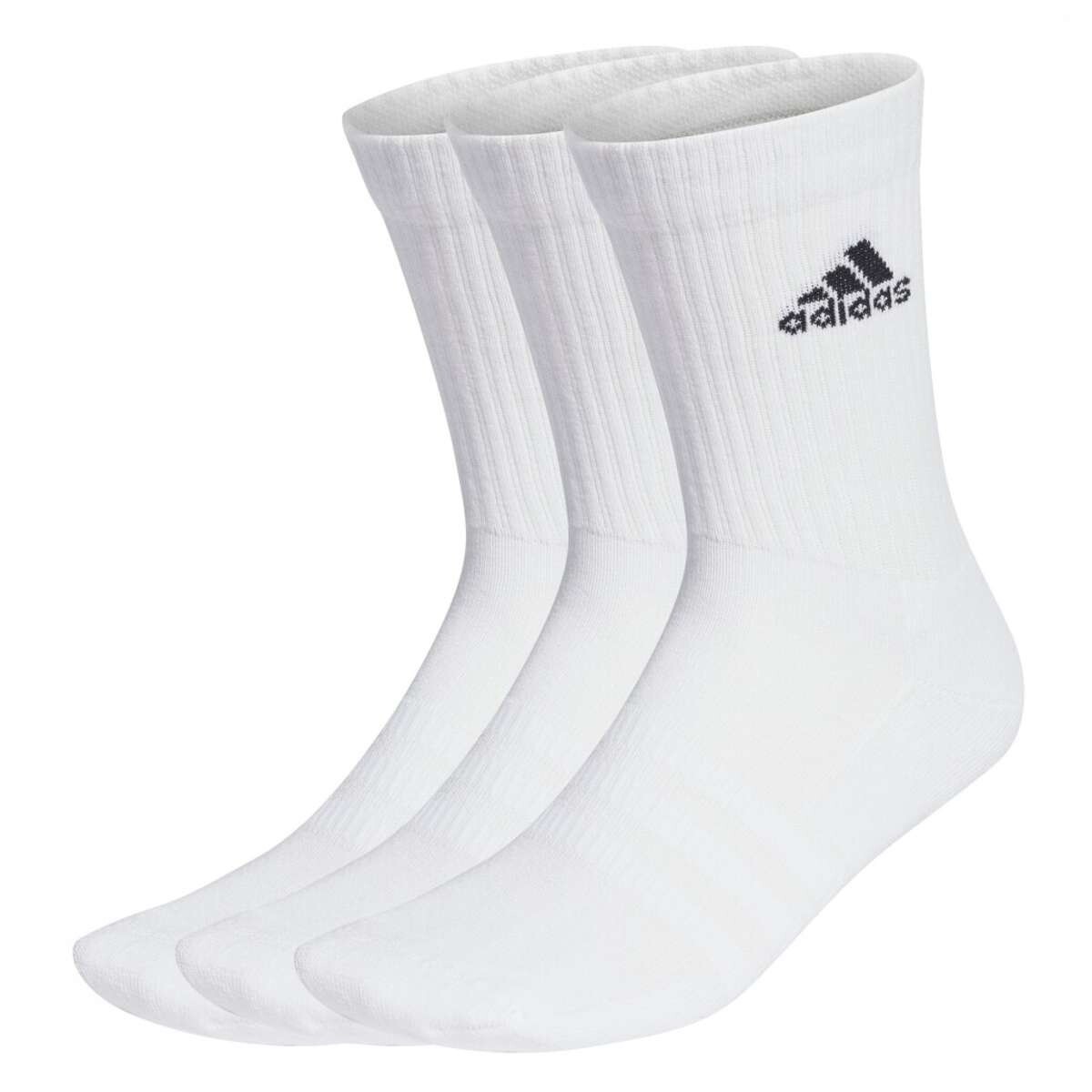Medias Cushioned 3-Pack Unisex - blanco 