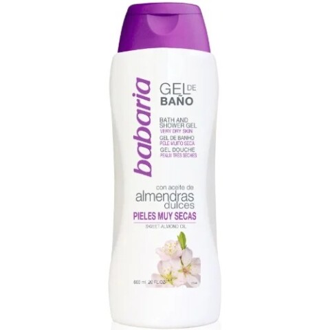 Gel de Ducha Babaria Almendras 600 ml Gel de Ducha Babaria Almendras 600 ml