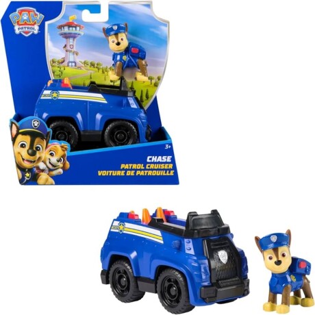 Vehículo Paw Patrol 97237-10 Con Figura Chase Ub 001