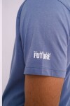 Remera manga corta Azul
