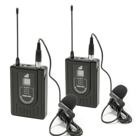 MICROFONO INALAMBRICO UHF140 2 X LAVALIER MICROFONO INALAMBRICO UHF140 2 X LAVALIER