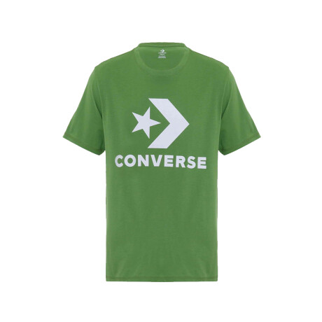 Remera Converse de Hombre - FRONT LARGE LOGO - 10025458A01 GREEN