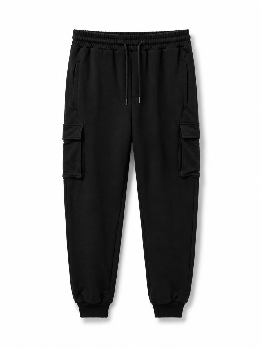 PANTALON NEW DETOR CARGO II - NEGRO 