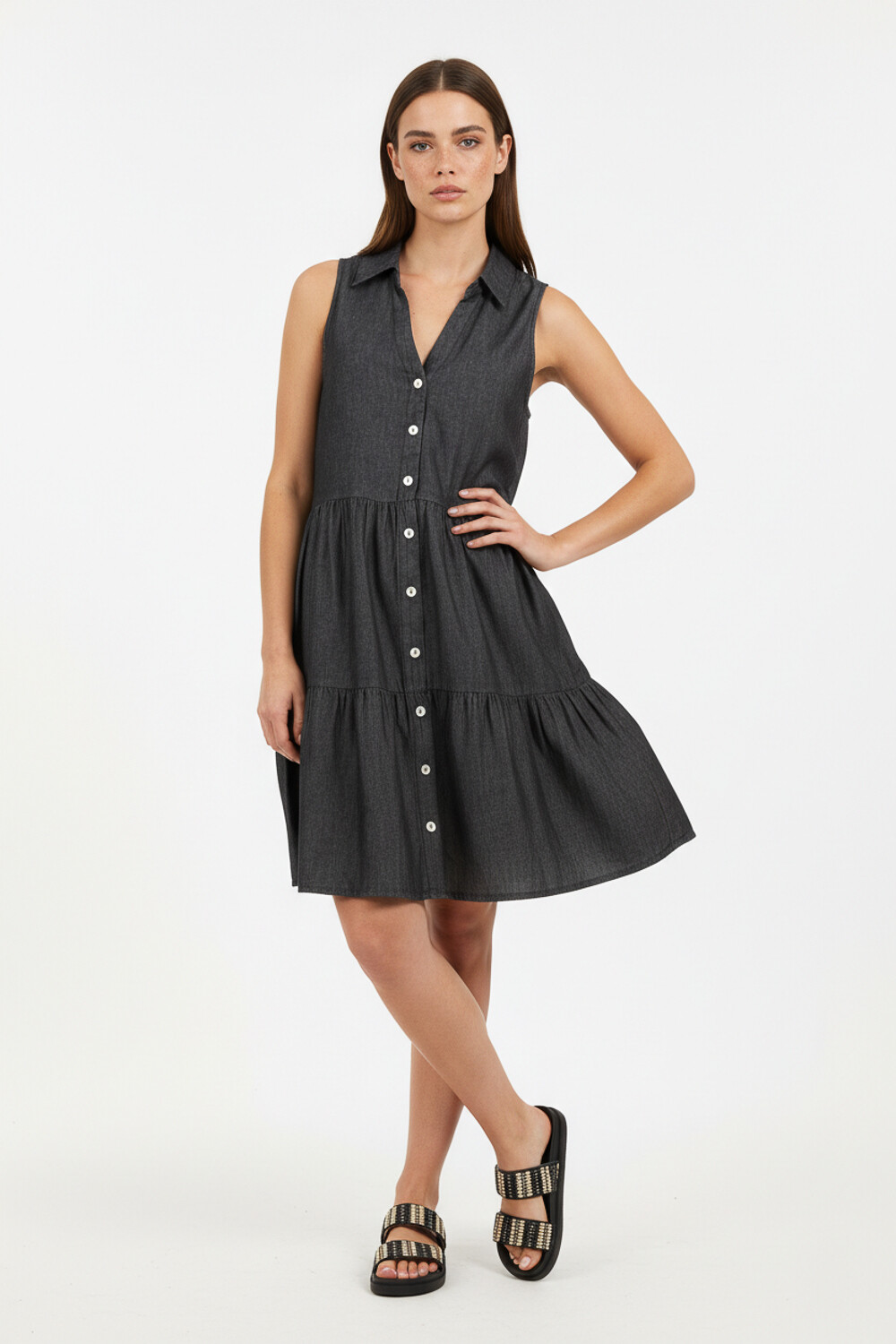 Vestido Epsun Gris Medio