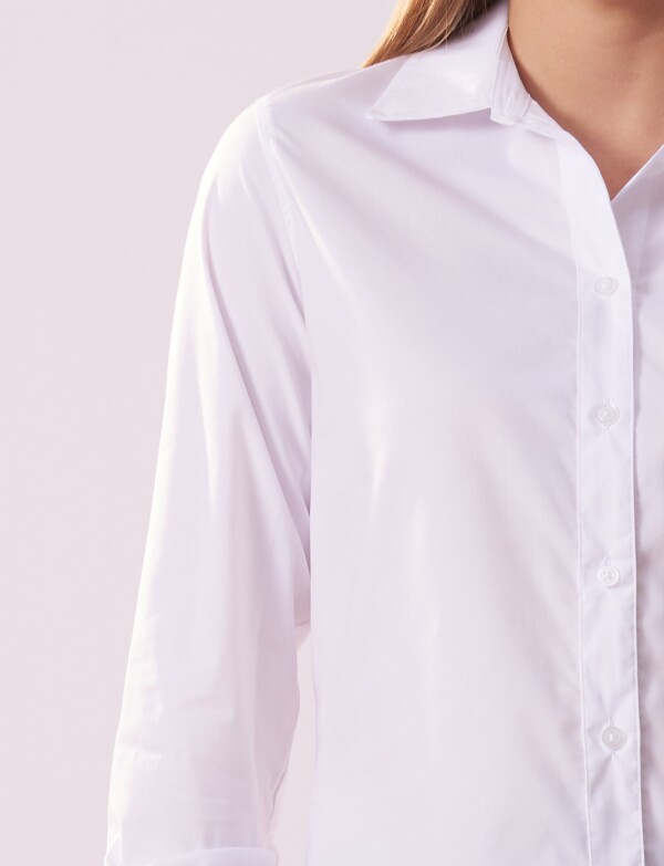 Camisa Algodón BLANCO
