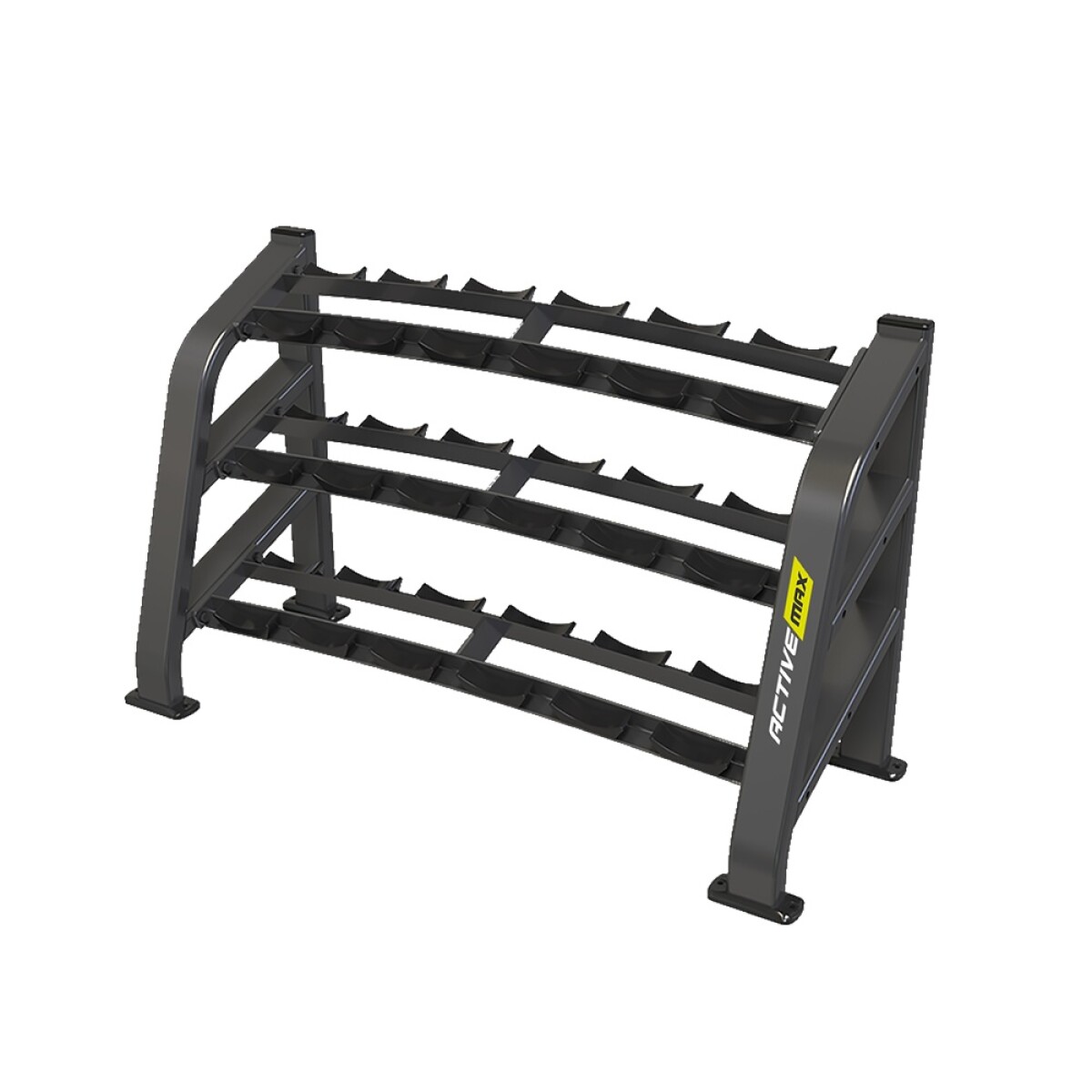Mancuernero Dumbbell Rack 3 filas 6 pares 