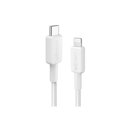 Cable de datos Anker USB-C a Lightning 1.80m White Cable de datos Anker USB-C a Lightning 1.80m White