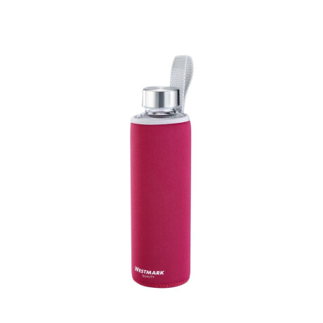 Botella de Vidrio con Funda 550 ml Rojo Westmark Botella de Vidrio con Funda 550 ml Rojo Westmark