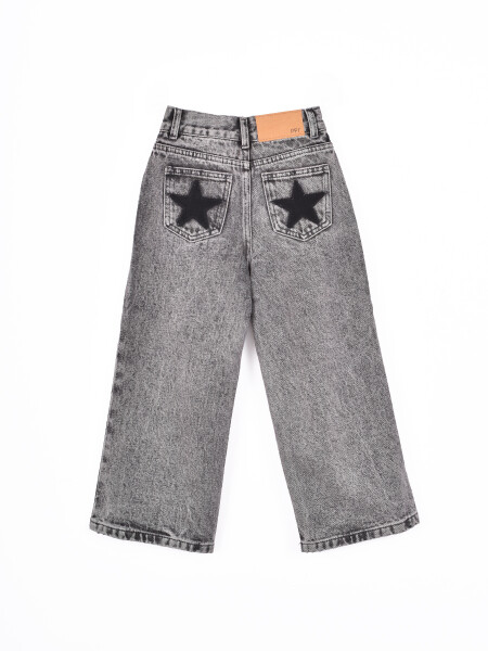 JEAN CRISTAL PRINTED GRIS