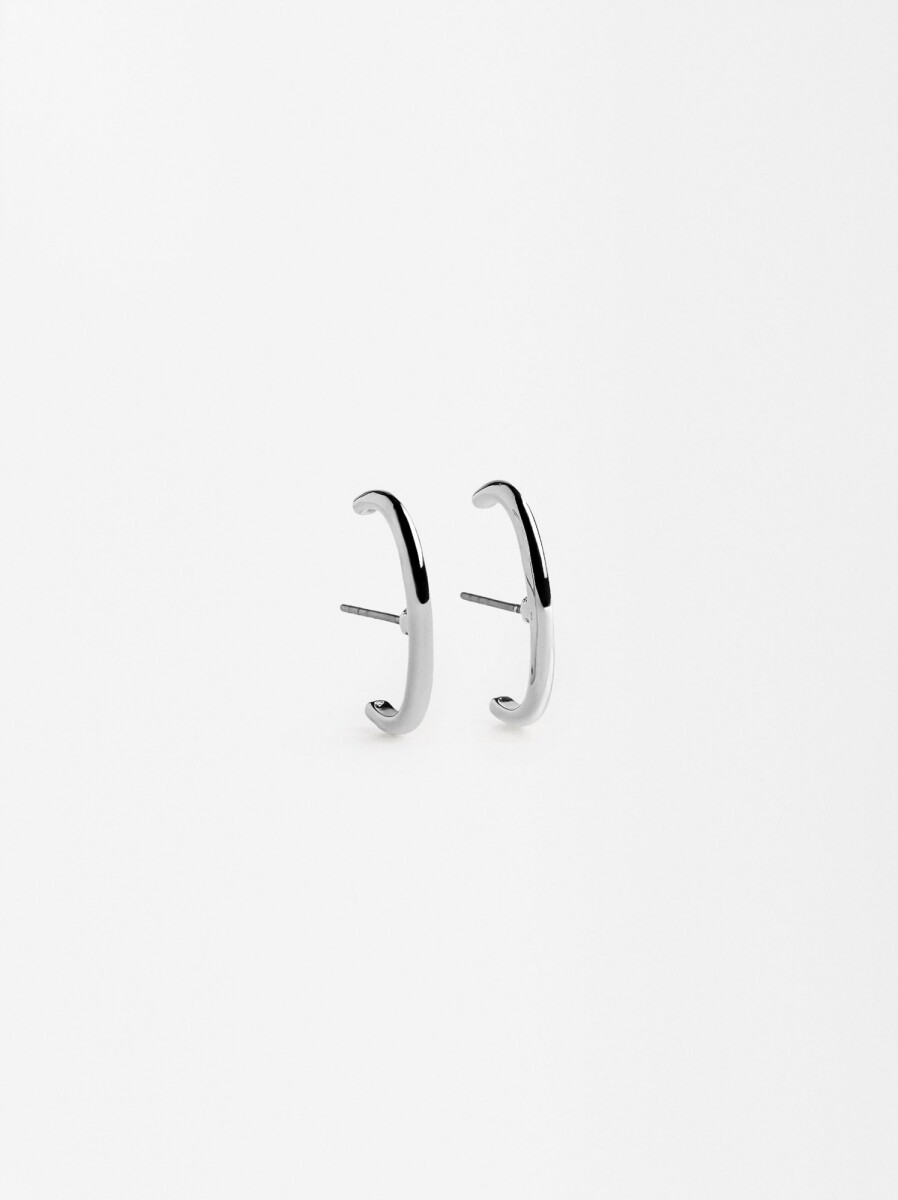 Pendientes Arco - plateado 